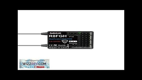 Radiolink R8FGH 2.4GHz 8CH Telemetry Gyro Receiver for RC Airplane Car Boat Review