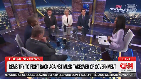 BRUTAL: The Democrats' Anti-Musk Protest Gets Laughed Off The CNN Table