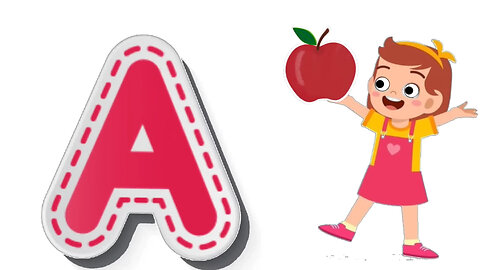 Girl is Helping to Learn ABCD Alphabet Song