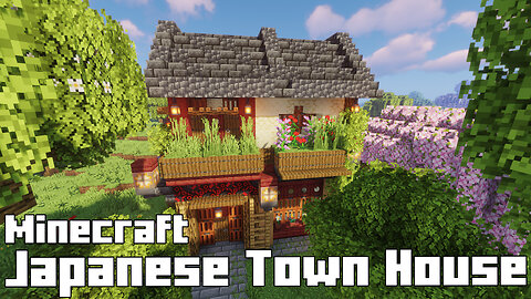 Minecraft Japanese Town House - Urban Cultural Build