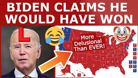 DELUSIONAL Biden Claims He Would Have Won in 2024!