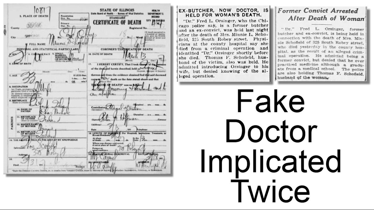 Fake Doctor Implicated Twice