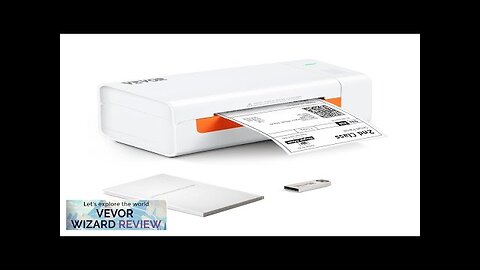 VEVOR Thermal Label Printer Shipping Label Printer for 4\" x 6\" Shipping Review