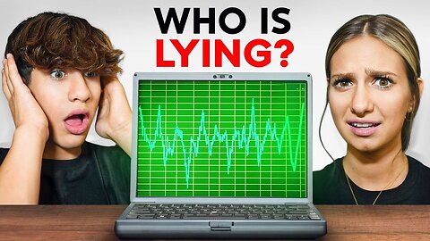 siblings take a lie detector test!