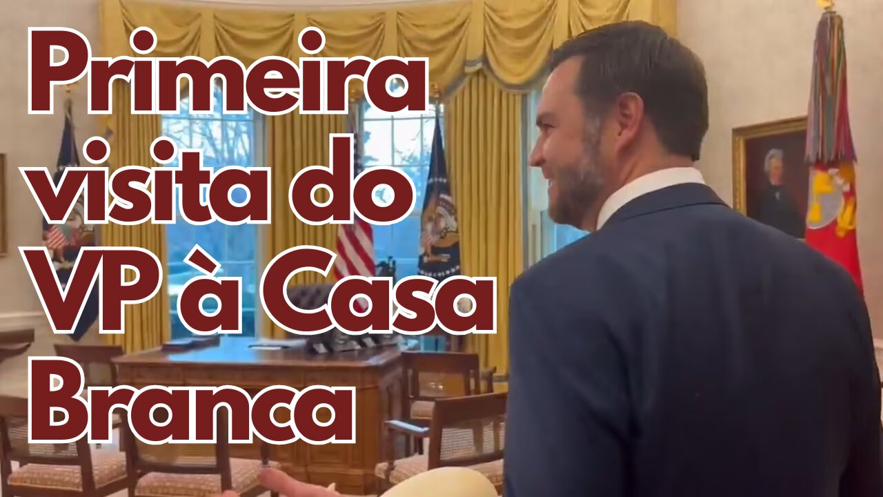 Primeira visita do Vice-presidente J.D. Vance ao Oval Office na Casa Branca