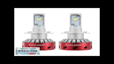 Autoleader Car LED Headlight U101 H4/H8/H11 6500K 6000LM Fog Lamps LUMILEDS-MZ Chip Review