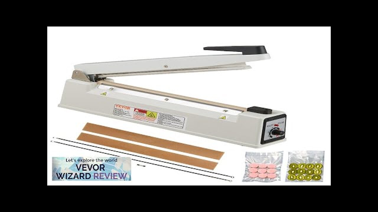 VEVOR Impulse Sealer 12 inch Manual Heat Sealing Machine with Adjustable Heating Review