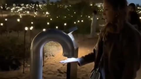 The lightbulb garden in Abu Dhabi is designed to sync with your heartbeat