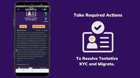 ✅ Take Action Now: Resolve Tentative KYC & Migrate on Pi Network