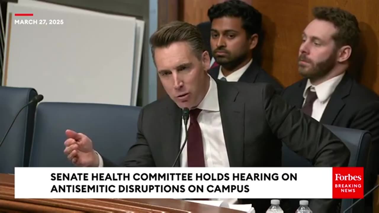 Josh Hawley Absolutely Loses It On Witness Defending Mahmoud Khalil