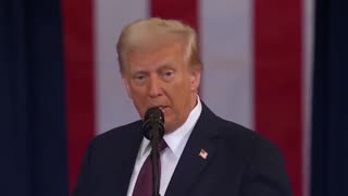 President Donald J. Trump says: "We will not forget our God!"