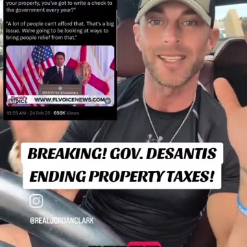 Gov. DeSantis ending property taxes is the state of Florida