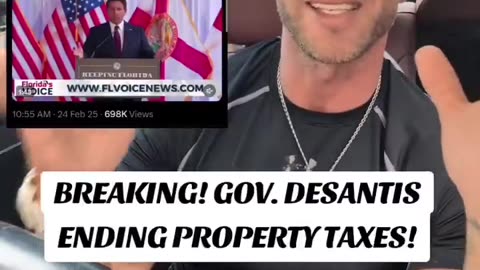 Gov. DeSantis ending property taxes is the state of Florida