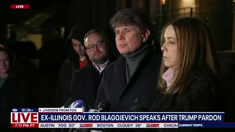 Trump pardons ex-Illinois Gov. Rod Blagojevich