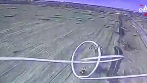 Ukrainian Drone Runs Down Speeding ATV(Wild Footage)