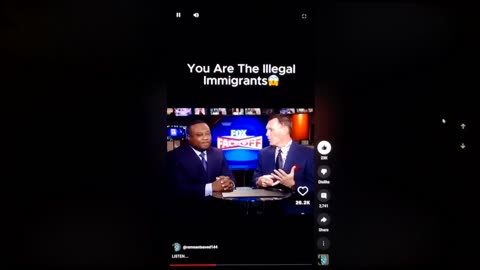 LISTEN...YOU ARE THE ILLEGAL IMMIGRANTS-@remnantsaved144