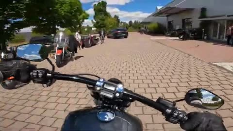 HARLEY DAVIDSON BREAKOUT MORNING RIDE PURE ENGINE SOUND