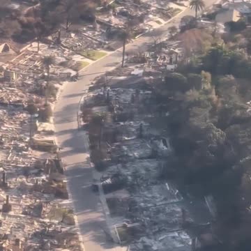 Footage of the Palisades from AF1… What DEW you notice?