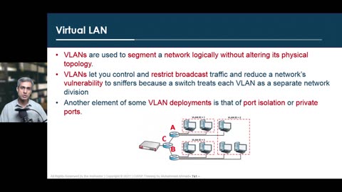 136 - Domain 4 - 43 Virtual LAN