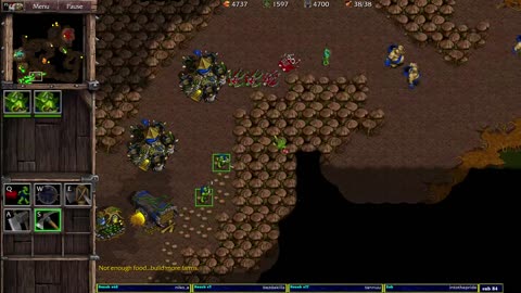 Warcraft 2 Remastered Bridge to Bridge Combat 4v4