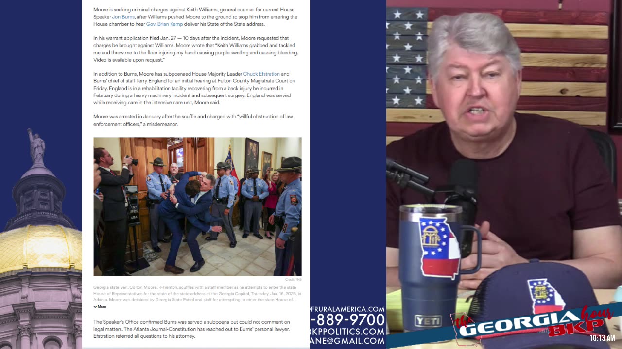 Georgia Crossover Day Chaos: 75 Bills, Colton Moore’s Fight, and Banking Lobby Power