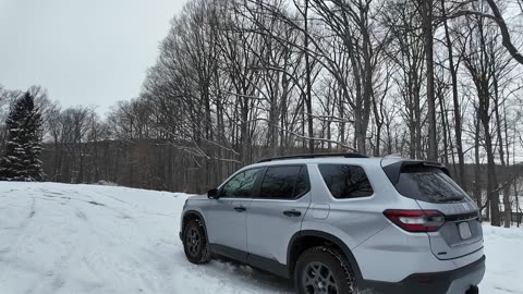 2025 Honda Pilot Trailsport In The Snow, Sort Of