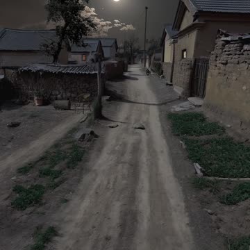 Moonlight village scenery video 2025 skc.com 2