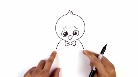 How to Draw A Cartoon Penguin