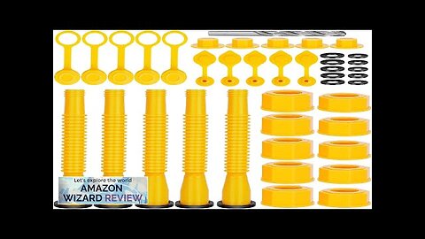 Godboy Gas Can Spout Replacement Gas Can Nozzle (5 Kit-Yellow) Flexible Pour Review