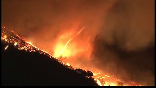 Firenado Forms In Palisades, California