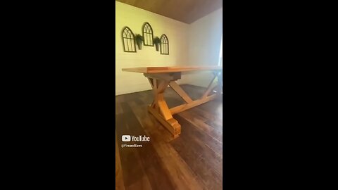 Large cypress dining table