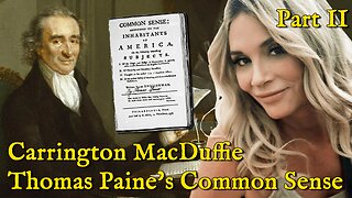 A Live Reading of Thomas Paine's Common Sense with Carrington MacDuffie | LIVESTREAM BEGINS at 2 PM EST