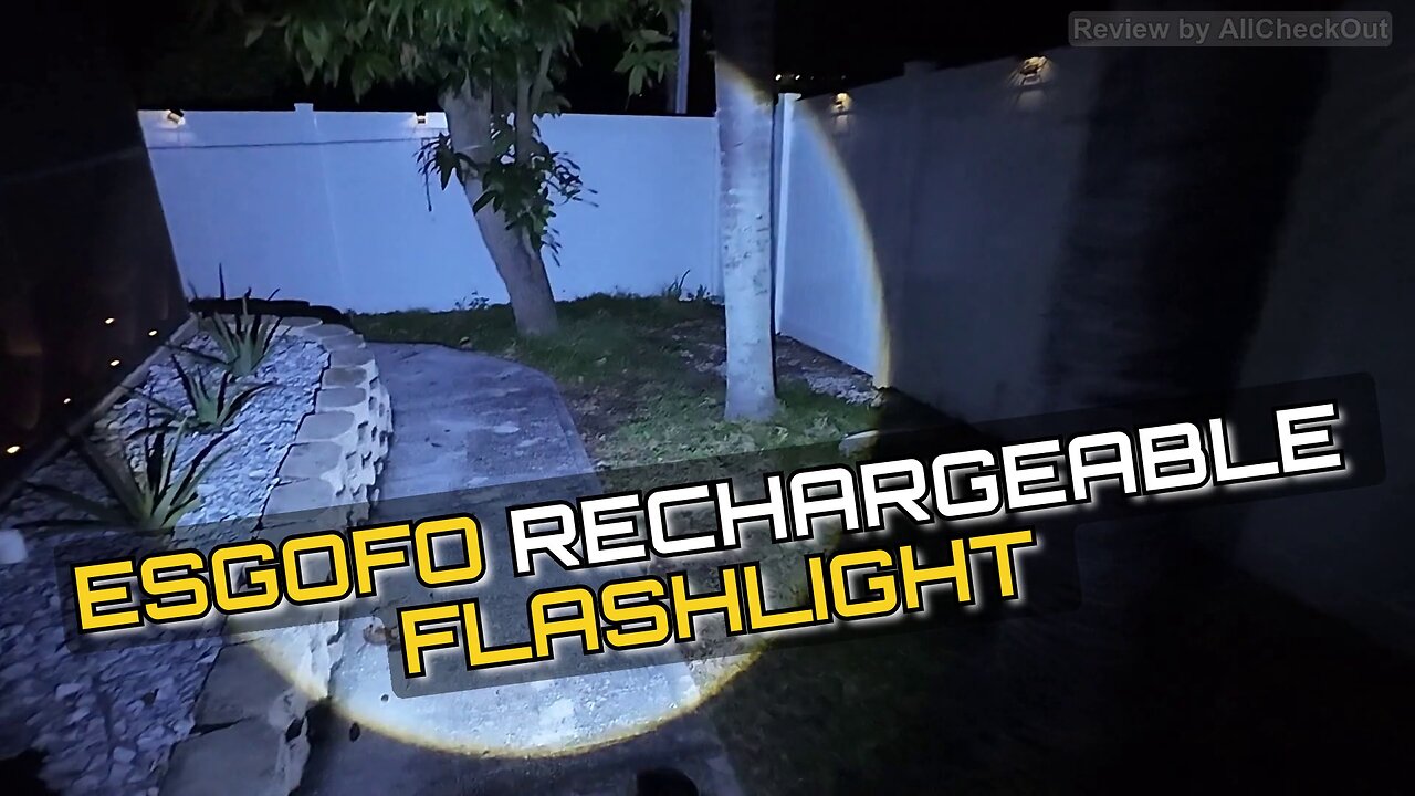ESGOFO USB Rechargeable Flashlight EG24A05 Review: Waterproof Super Bright With Power Bank Function