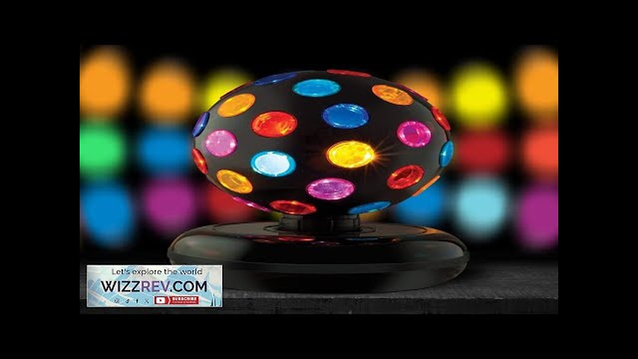 Kicko Spinning Disco Ball LED Lights 11 inch Dance Light Ball Review