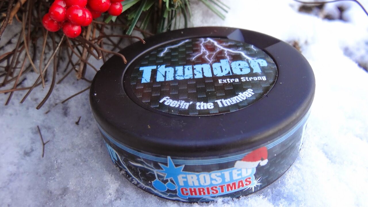 Thunder Frosted Christmas Snus Review (2014)