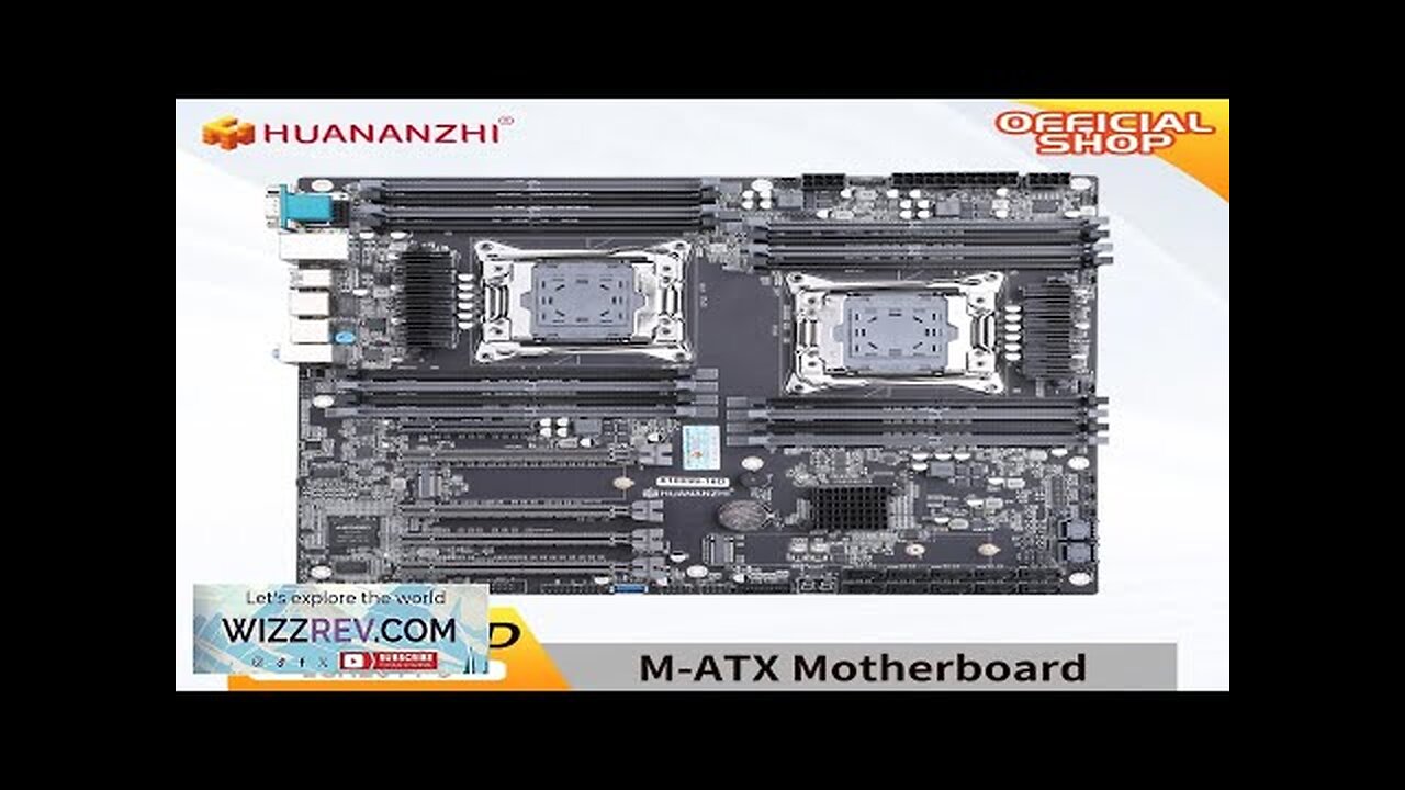 HUANANZHI X10X99 16D LGA 2011-3 XEON X99 Motherboard support Intel Dual CPU Review