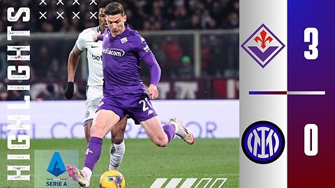 Fiorentina 3-0 Inter Milan | Match Highlights | Serie A 24/25