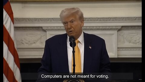 Trump Confirms... MACHINES MUST GO