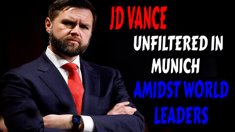 BREAKING JD VANCE TELLS IT LIKE IT IS TO WORLD LEADERS MUST WATCH