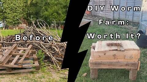 DIY Worm Farm | Upcycling Pallets for Budget-Friendly Composting ♻️