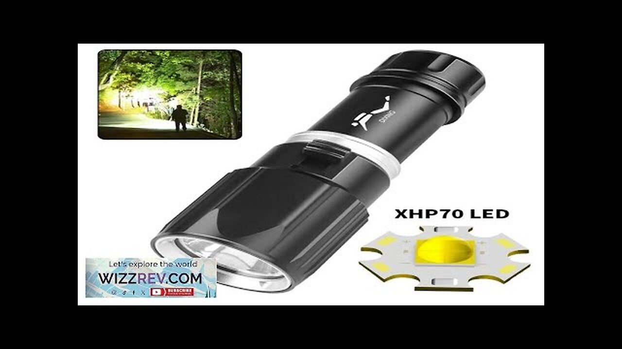 1000 Lumens High Power Diving Scuba Flashlight HP70 Super Bright LED Torch Review