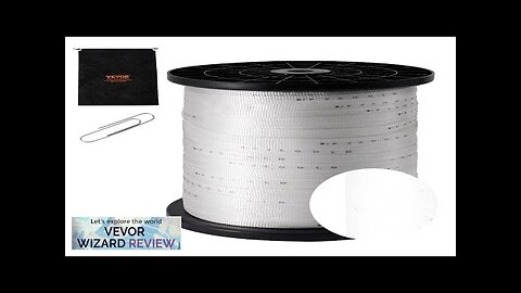 VEVOR Polyester Pull Tape 3/4" x 2103' Mule Tape Flat Rope 2500 Review