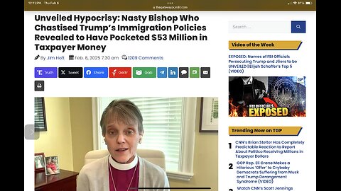 Nasty Bishop Who Chastised Trump’s Immigration Policies Revealed to Have Pocketed $53 Million