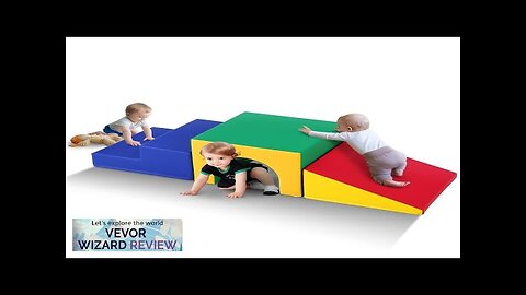 VEVOR Single Tunnel Climber Toddler Playset Foam Climbing Blocks for Toddlers Kids Review