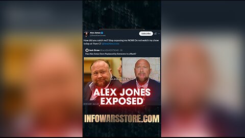 Alex Jones Replaced - Alex Jones on X