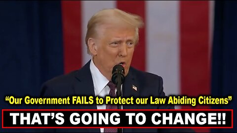 Pres. Donald Trump: “Our Government FAILS to Protect our Law Abiding Citizens”