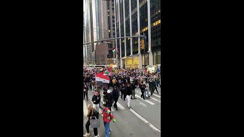 Hamasniks marching in NYC to 'globalize the intifada' the ideology behind the New Orleans attack