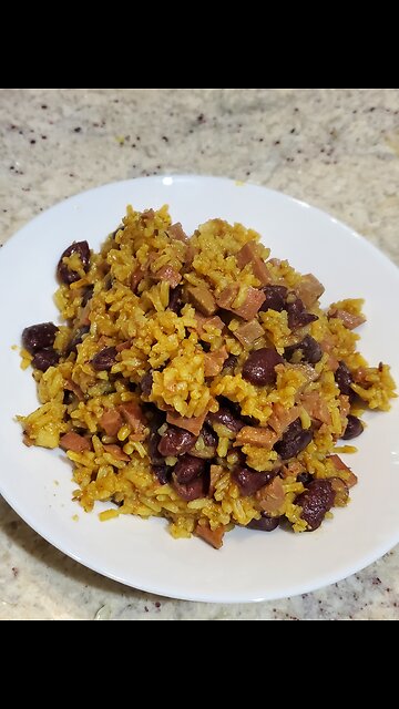 Spam Rice N Beans