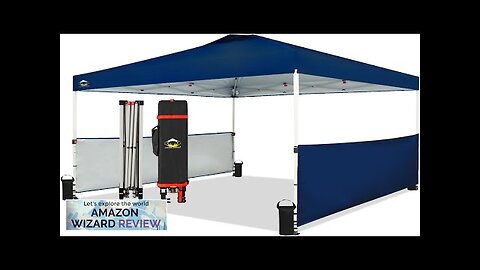 CROWN SHADES 10x10 Pop up Canopy Tent Instant Canopy with 150D Silver Review