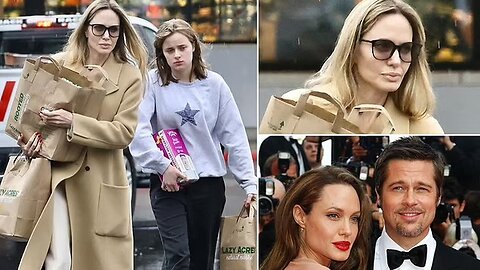 Angelina Jolie's Glamorous Grocery Run